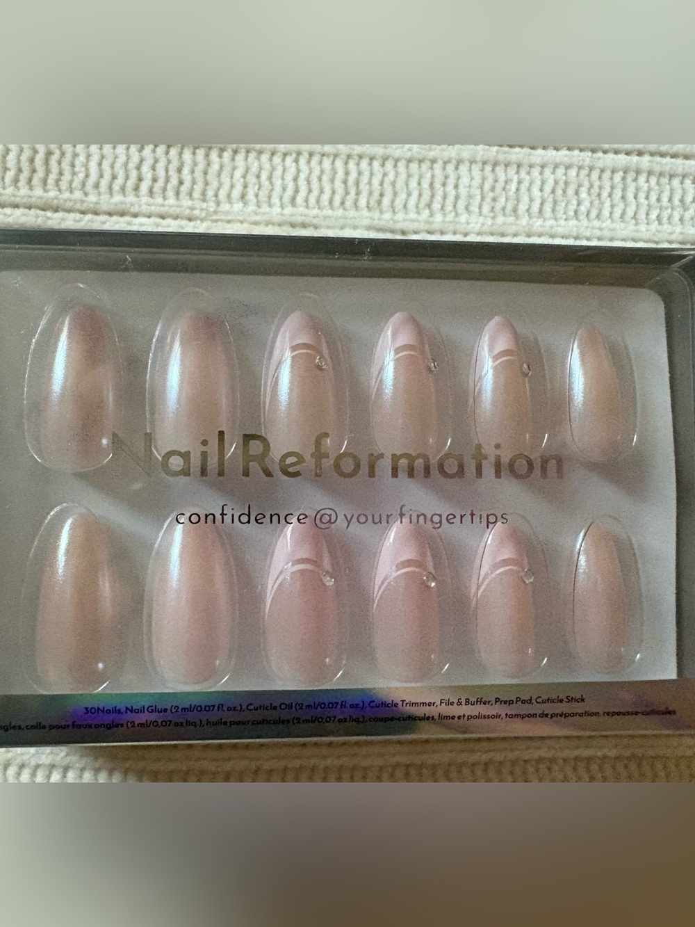 Nail Reformation Press-On Nails in Soft Pink Pearl
